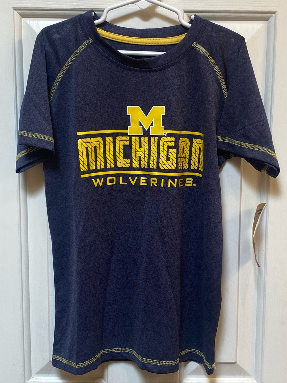 Boys' Rivalry Threads Michigan Wolverines Performance T-Shirt Navy Small 6/7 NWT